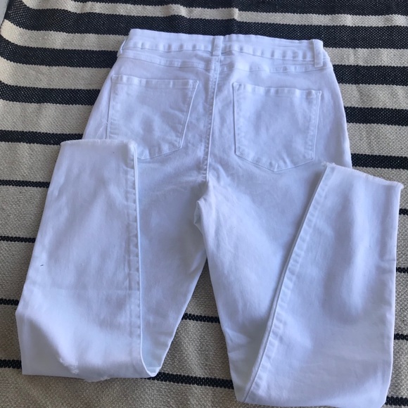 NWT Rewash NY Los Angeles High Skinny White Jeans - Picture 2 of 6